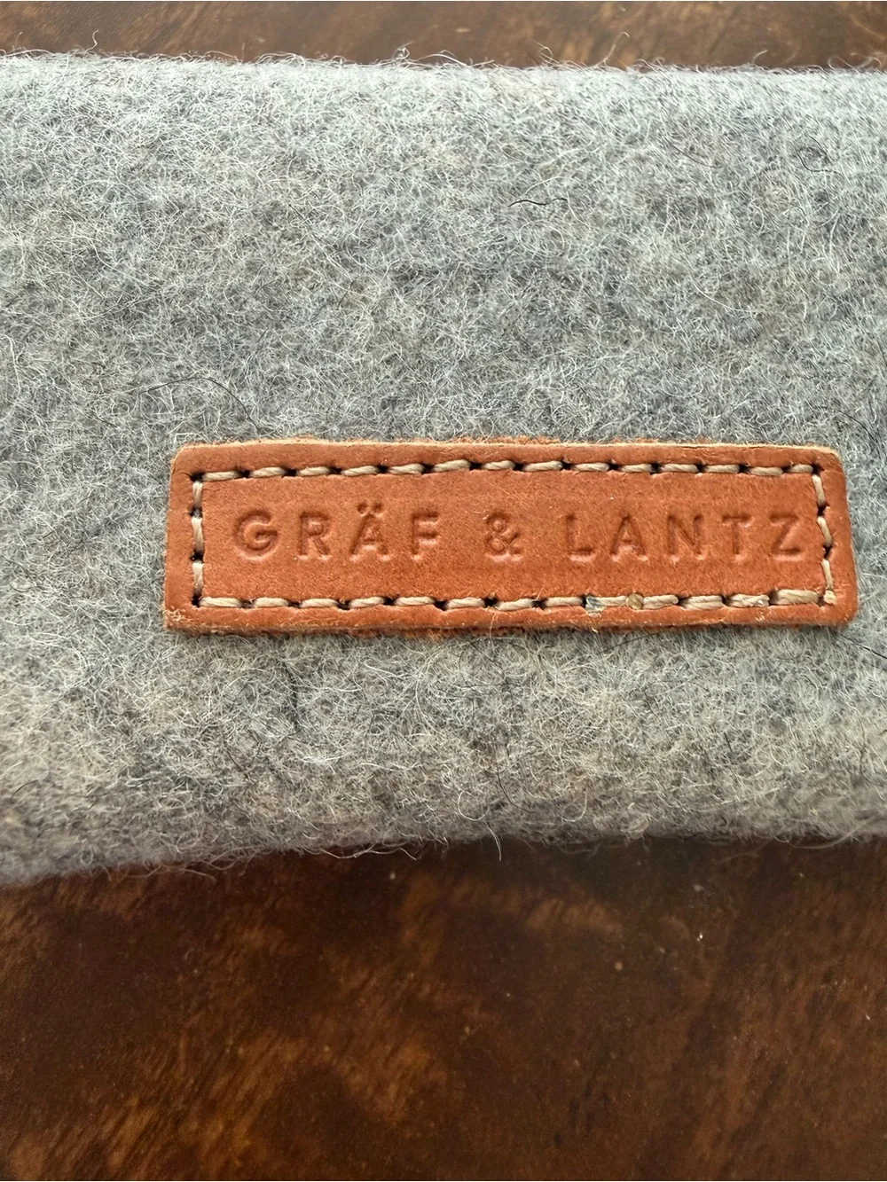 Graf & Lantz Wool Felt Card Holder Wallet/ID Pouch